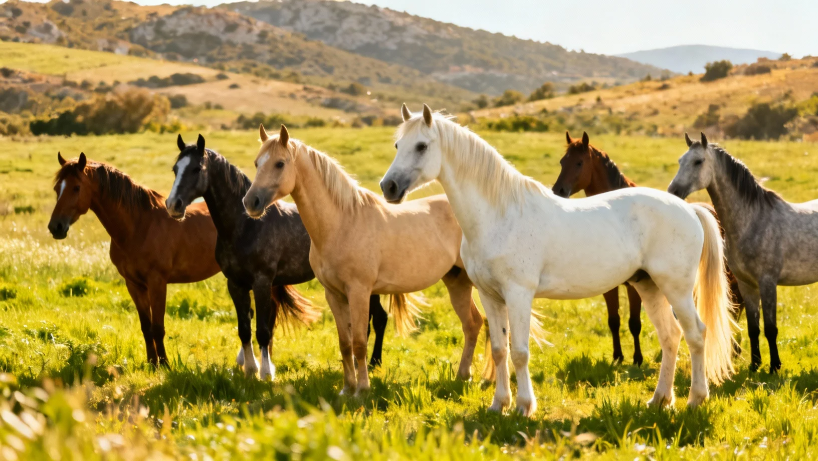 Élevage équin dans l'Hérault