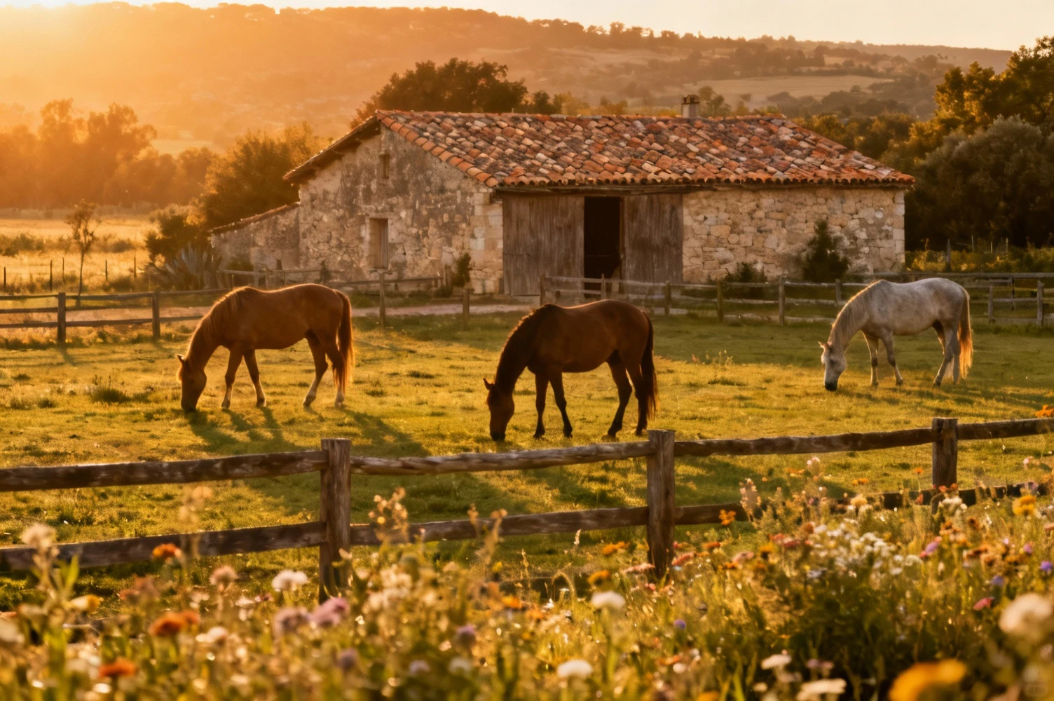 Vie quotidienne au haras : alimentation et bien-être des chevaux